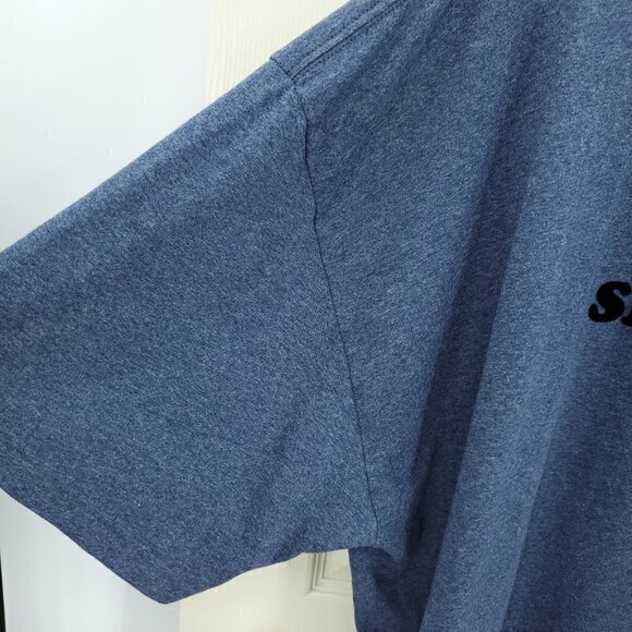 Men's VTG 90s/2000s No Boundaries Slacker Short Sleeve Tee XXXL Heather Blue - Picture 8 of 13